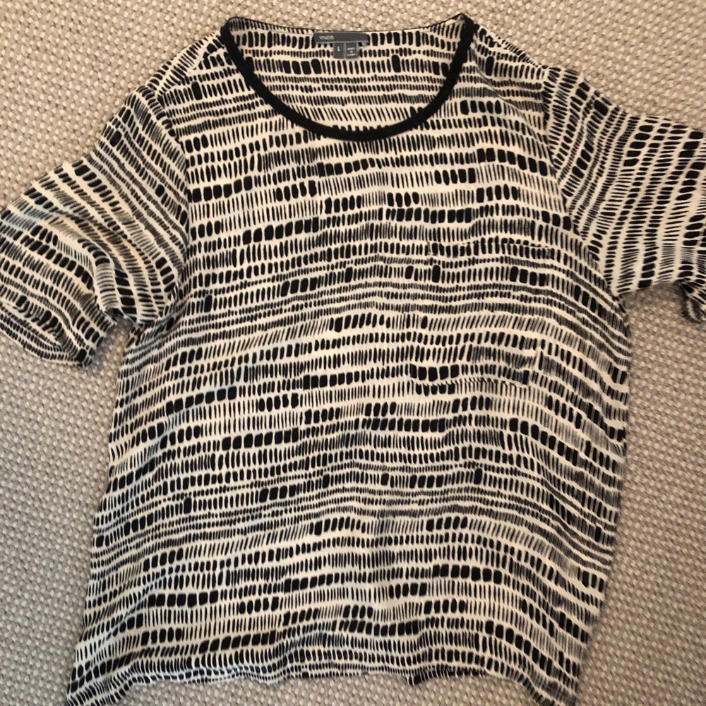 Vince short sleeved blouse